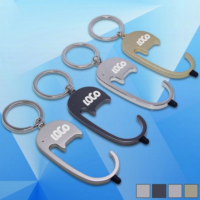 PPE Hygiene No-Touch Door/Bottle Opener with Stylus