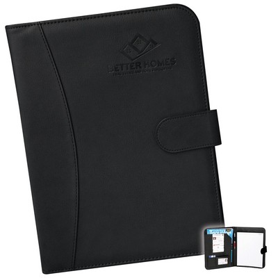 The Executive Black Leather Portfolio