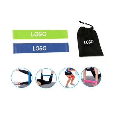 Power Grip 2 piece Fitness Exercise Band Set