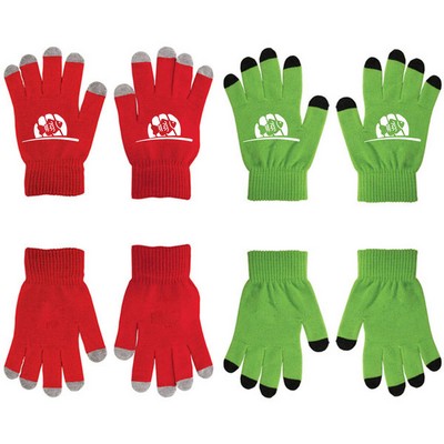 5-Finger Text Gloves