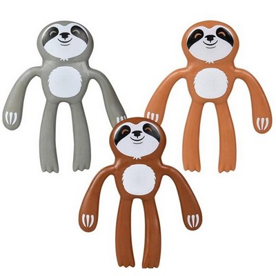 4" Bendable Sloth Toy