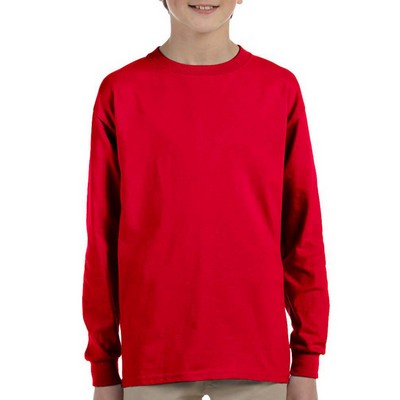 Gildan 6.1 oz 100% Preshrunk Cotton Youth Long Sleeve T-Shirt