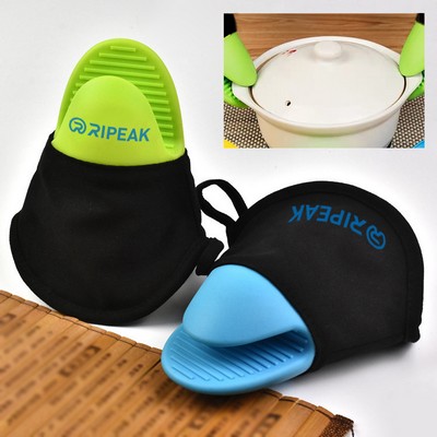 1 Pcs Mini Oven Gloves Silicone Heat Resistant Cooking Pinch Mitts for Kitchen Cooking & Baking