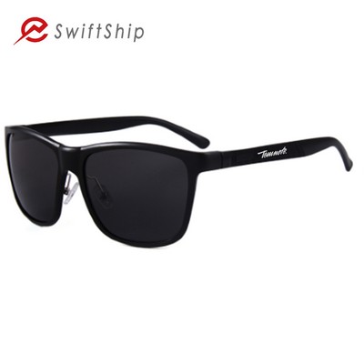 Square Frame Aviator Polarized Sunglasses