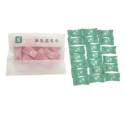 Candy Shaped Compressed Cotton Towel Pack