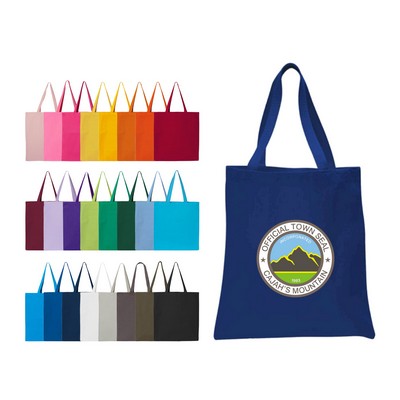 12 oz. Canvas Promotional Colored Tote Bag