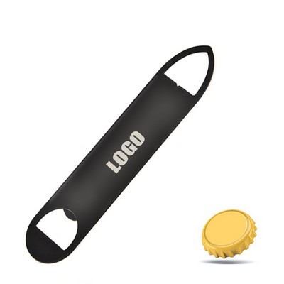 Black Bottle Opener Big Size