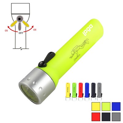 Waterproof Flashlight w/Lanyard