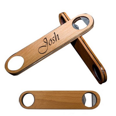 Wood Handle Bottle Opener