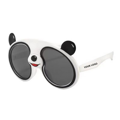 Panda Shape Kids Cartoon Silicone Sunglasses