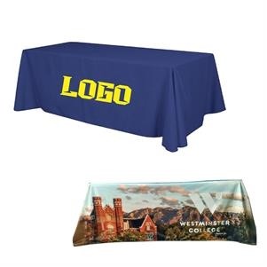 Digital 8 Ft Flat 4 sided Tablecloth