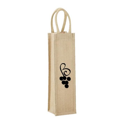 1-Bottle Jute Tote