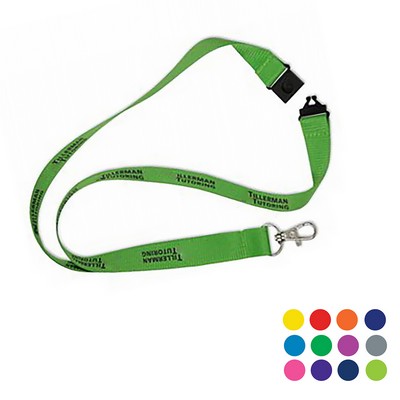 Lanyard with Metal Lobster Clip