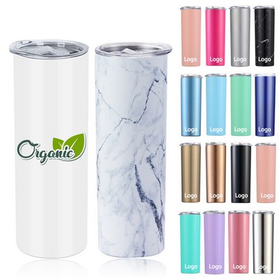 20 Oz. Skinny Straight Sublimation Tumbler