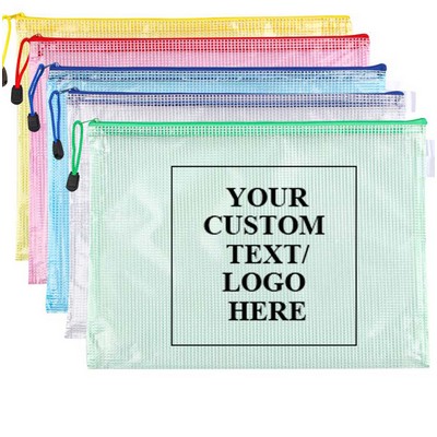 PVC Zippered Document Bags