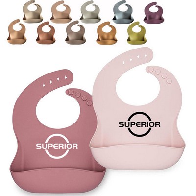 Adjustable Silicone Bibs