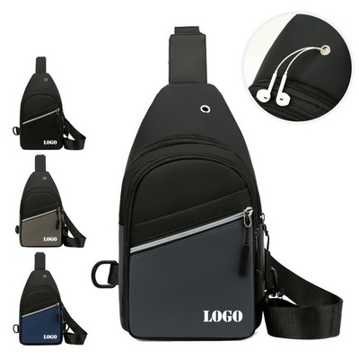 Single Shoulder Chest Backpack Bag