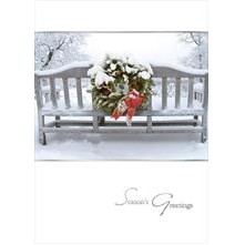 Snowy Holiday Tranquility Greeting Card