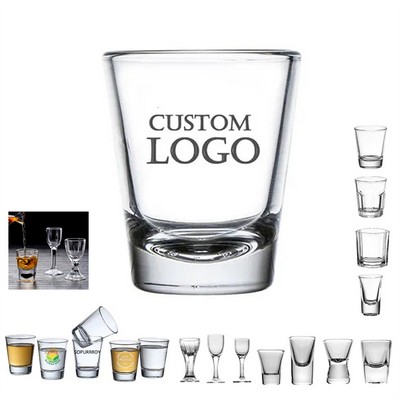 Heavy Base Clear Shot Glasses