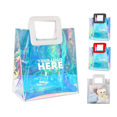 Clear Holographic Gift Tote Bag