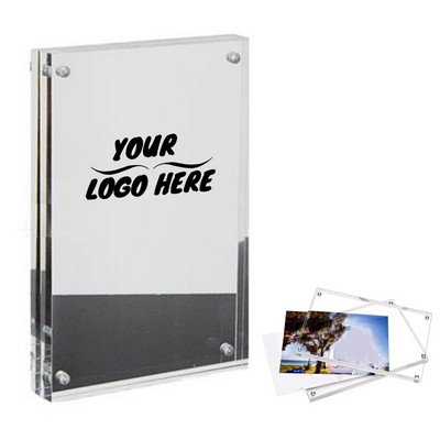 Double Sided Clear Acrylic Picture Frame