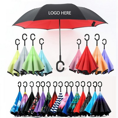 Two Layers Inverted Reverse Umbrella