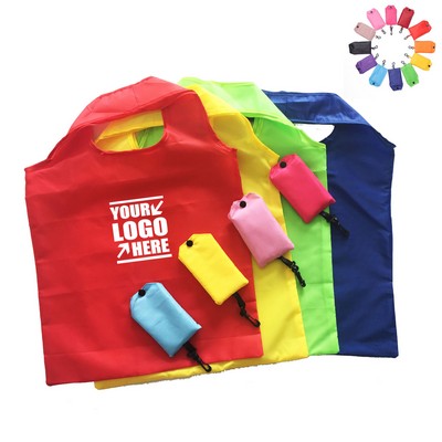 Foldaway Vest Shopping Tote Bag Foldable Reusable Bag