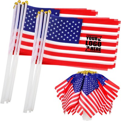 Small American Flags on Stick