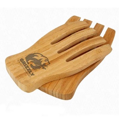 Bamboo Salad Hands Set