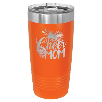 Polar Camel 20 oz. Orange Insulated Ringneck Tumbler with Slider Lid