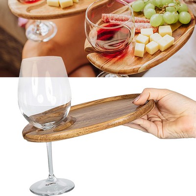 Wood Wine Taster Tray